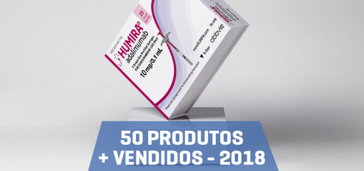 Ranking 50 Produtos Mais Vendidos da Indústria Farmacêutica - 2018